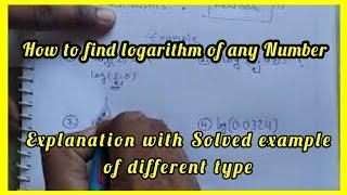 How to find log and antilog using log table// Solved example|| in english/hindi/science-mathematics