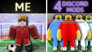 I 1v4'd MY DISCORD MODS in Touch Football! (Roblox Soccer)