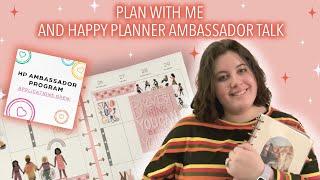 Plan With Me And Happy Planner Ambassador Talk