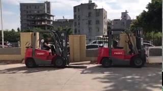 STMA 2.5tonne LPG gasoline forklift truck with Japanese Nissan K25 engine