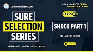 Shock || Part-1 || Sure selection series || NORCET 7.0 ,DSSSB, RRB SPECIAL|| By RN SIR AIIMS JODHPUR