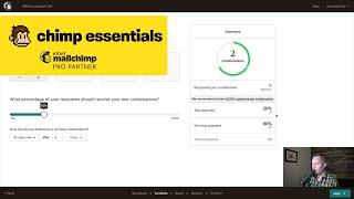 Mailchimp | a b tests  example Paul Jarvis at Chimp Essentials