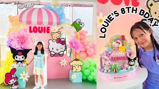 LOUIE'S 8TH SANRIO THEMED BIRTHDAY PARTY! PART 1 | AustriaFamilyVlogs