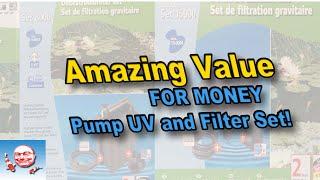 Amazing value pump and filter set.
