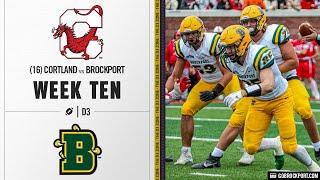 #16 Cortland vs. Brockport Highlights | D3 College Football 2023