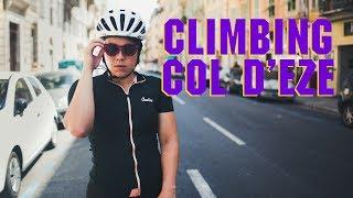 Cycling in French Riviera (Cote d'Azur) - Climbing Col d’Eze