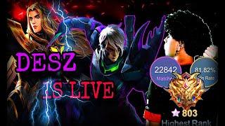 5MAN RANKEDD | Desz | Mobile Legends Live