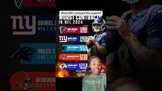 NFL WORST contract ? #symonewiththesports