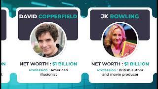 Top 25 Richest Celebrities in the World  | Nomadic Hub