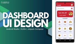 Dashboard UI in Jetpack Compose using Kotlin | Android Studio