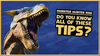 Monster Hunter Rise | 18 ADVANCED TIPS - Master The Hunt!