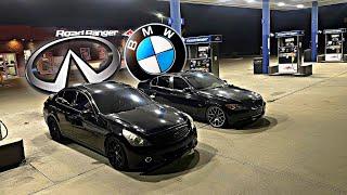 BMW 335i VS INFINITI G37 (WHATS FASTER?!?)