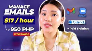 Make ₱995/hr or $17 Managing Email Inboxes! #teachermarie #earnmoneyonline