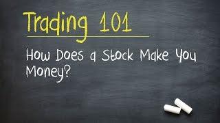 Trading 101: How Does a Stock Make You Money?