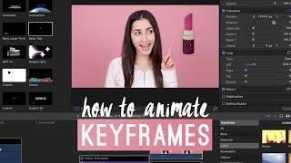 HOW TO USE KEYFRAMES TO ANIMATE IMAGES, TEXT, AND VIDEOS IN FINAL CUT PRO X | BEAUTY EDITING 101