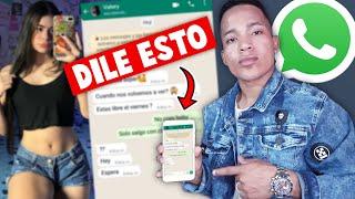 3 PREGUNTAS que ENAMORAN  INSTANTANEAMENTE a cualquier MUJER  por WhatsApp - Facebook -Instagram