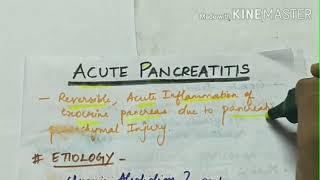 acute pancreatitis | pathology | risk factors | etiology | morphology | clinical manifestations