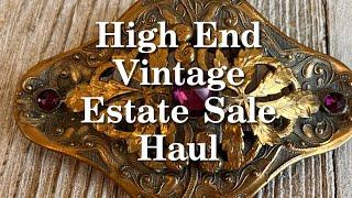 Incredible High End Vintage Estate Sale Haul | Vintage Jewelry