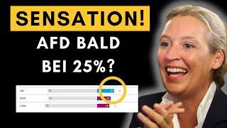 Wählerpotential: Neuer Rekordwert für AfD im Deutschlandtrend!