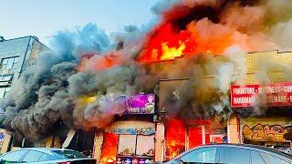 *1ST DUE EARLY ARRIVAL*~FDNY BOX 2297~FDNY BATTLES 4TH ALARM FIRE IN A TAXPAYER ON 3RD AVENUE, BRONX