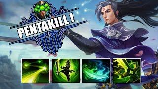 MASTER YI MONTAGE 1000 IQ PENTAKILL & EPIC MOMENTS ON SUMMONER'S RIFT!!