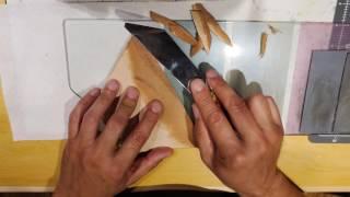 leather skiving knife - how to sharpen, use and choose a knife