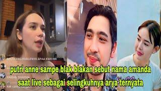 blak blakan sebut nama amanda saat live sebagai selingkuhan arya selama ini bikin