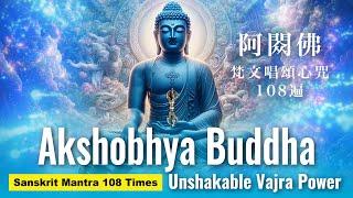 Akshobhya’s Power Mantra 108 Times in Sanskrit: Vajra Buddha - purifies all negative karma