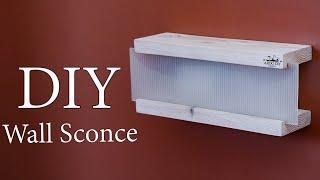 Diy Wall Sconce - how to make a wall sconce