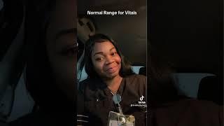Normal Vital Signs #vital #vitalsigns #cna #pct #tech #nurse #pctipsandtricks #scrubs #shorts