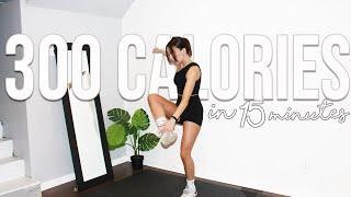 BURN 300 CALORIES in 15 Minutes with this Intense HIIT Workout| Full Body HIIT|at Home, no Equipment