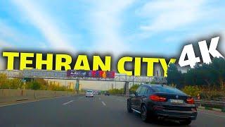 Tehran City 4k, IRAN 2020, Babaei Highway West to East, Driving Tour (4K/60fps)