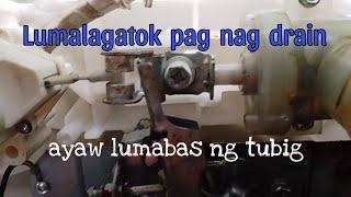 How to repair automatic washing machine lumalagutok pag nag drain ayaw mag spin
