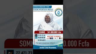 Serigne mountakha mbacké Dégage une autre enveloppe de 361 millions #touba #toubamosquee #live