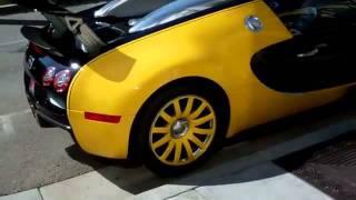 SWAG! Is This Wiz Khalifa's Black & Yellow Bugatti Veyron Spotted On Rodeo Drive?