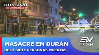 Nueva masacre en cantón Durán dejó siete muertos | Televistazo en la Comunidad