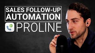 Roofing Sales Follow Up Automation in ProLine CRM [DEMO]