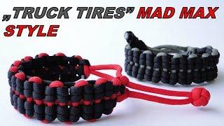 How to Make a "Mad Max Style" Truck Tires Paracord Survival Bracelet