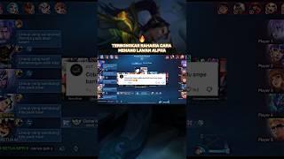 TUTORIAL LAWAN ALPHA #mlbb #klik_subscribe