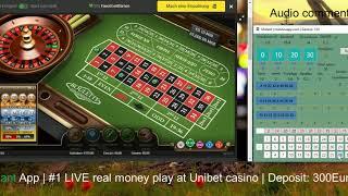 Mutant App | Unibet casino LIVE play #1 | online roulette systems| Audio comment