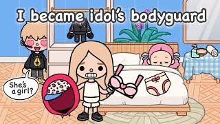 I became K pop idol’s bodyguard 🩷 | Toca life story | Toca Boca