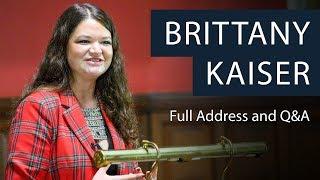 Cambridge Analytica Whistleblower, Brittany Kaiser | Full Address and Q&A | Oxford Union