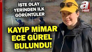 3 gündür aranan mimar Ece Gürel Belgrad Ormanı'nda sağ olarak bulundu! İşte olay yerinden görüntüler