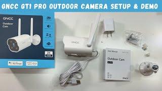 GNCC GT1 Pro Outdoor Camera Setup and Review