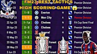 FM23 Mobile BEST ATTACKING TACTIC - High Scoring & More Overload!!