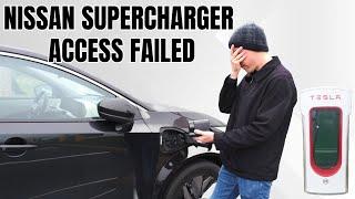 A rocky rollout of Supercharger access for my Nissan Ariya