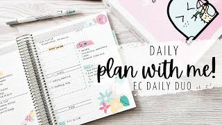 DAILY PLAN WITH ME! | Erin Condren Daily Duo