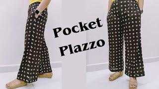 pocket palazzo cutting and stitching ll fab stitch #sewing #fashion