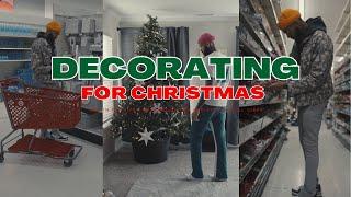 DECORATING MY CHRISTMAS TREE  | getting in the Christmas spirit, shopping VLOG