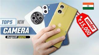 TOP 5: Camera Phones under ₹15,000 rupees  2024 | Best Camera phone 15K India